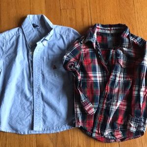 Brand New without tags Baby Gap 3T button ups